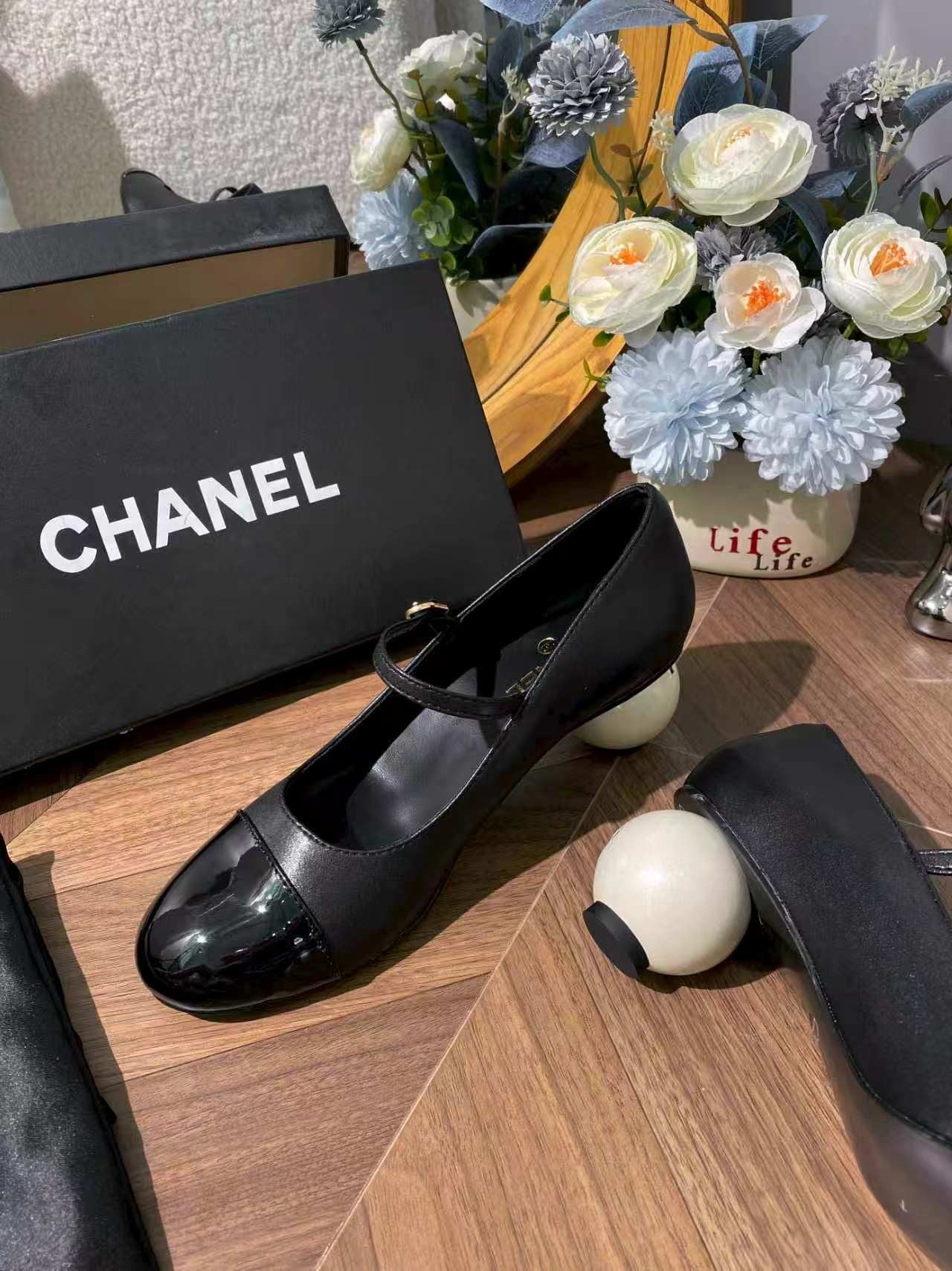 Chanel Pearl Shoes