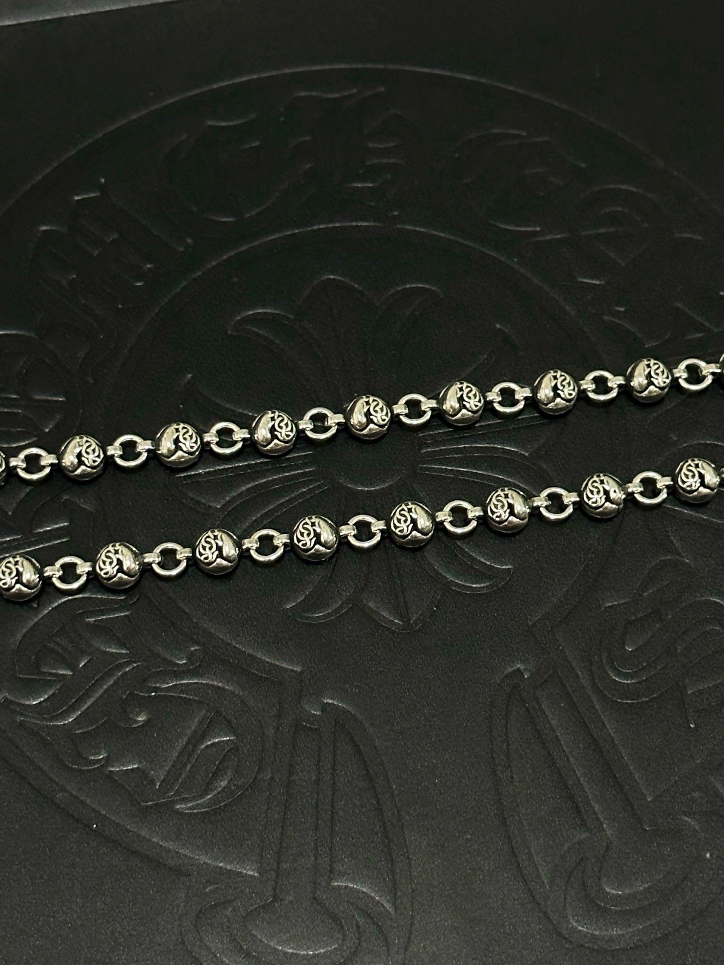 Chrome Hearts Sterling Silver Cross Necklace