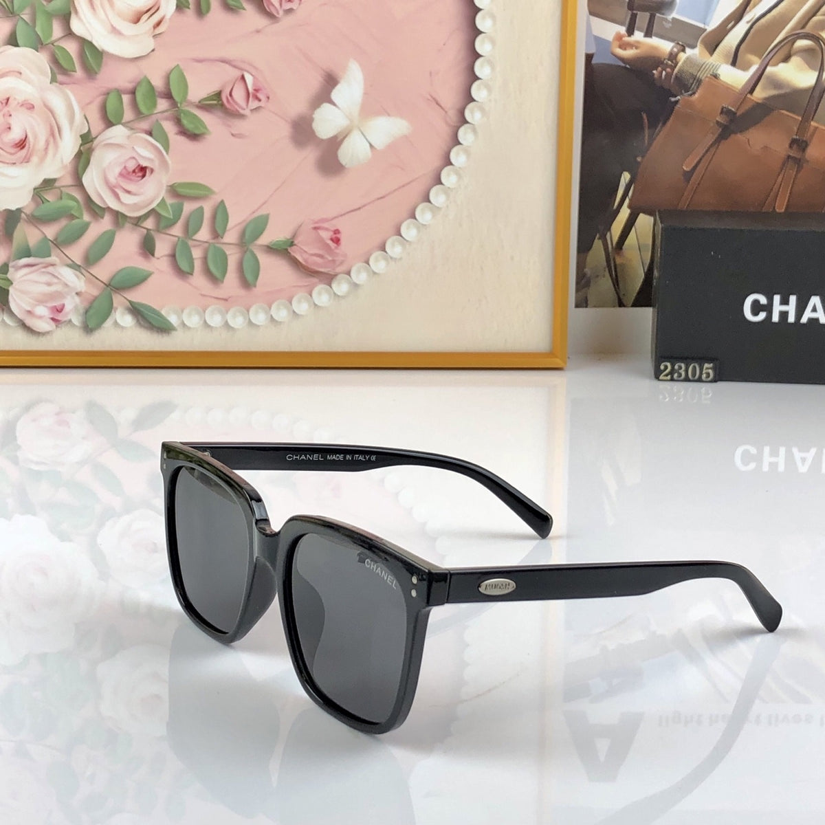 Chanel Vintage-Finish Sunglasses
