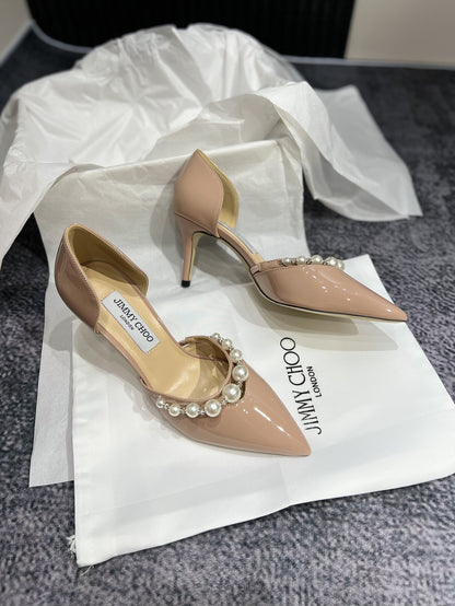 Jimmy Choo Black Pearl Heels