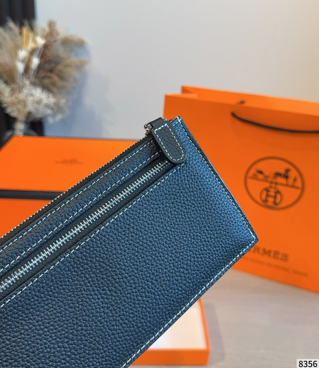 Hermes White Wallet