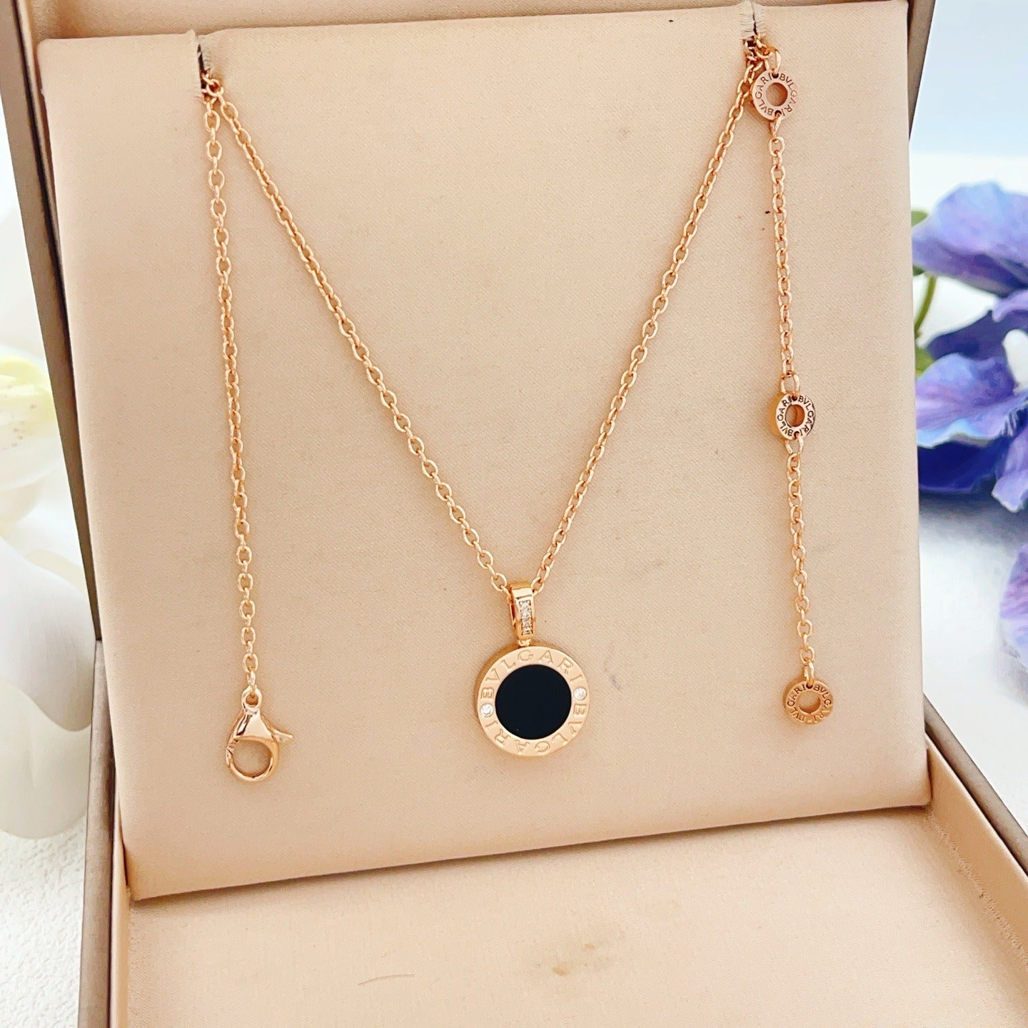 Bvlgari Brass Round Necklace