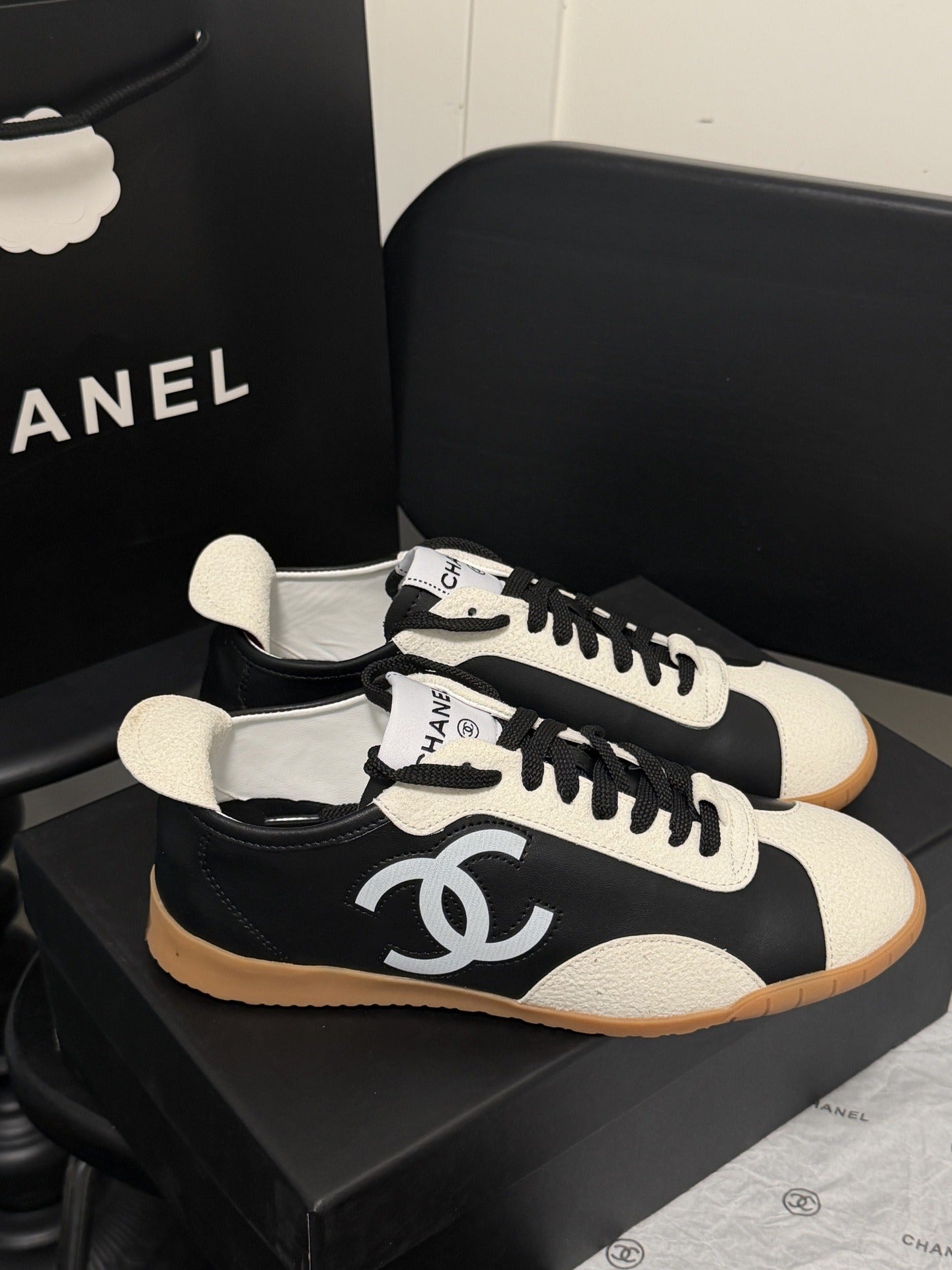 Chanel Leather Sneakers