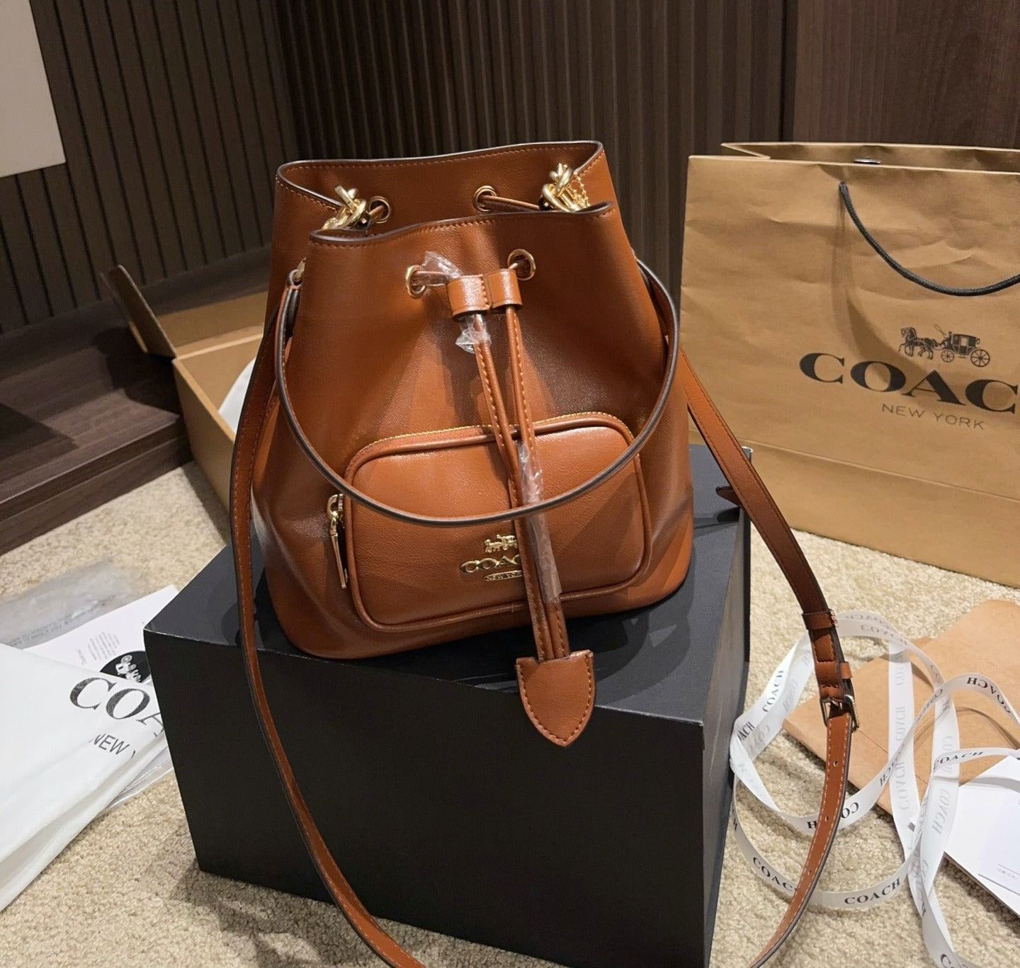Coach Drawstring Handbag