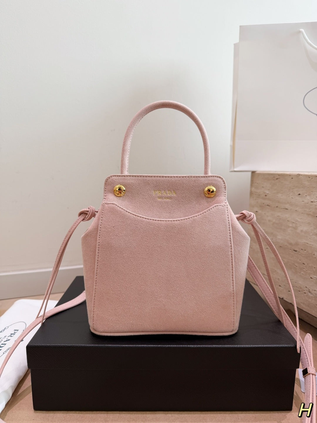 Prada Suede Handbag