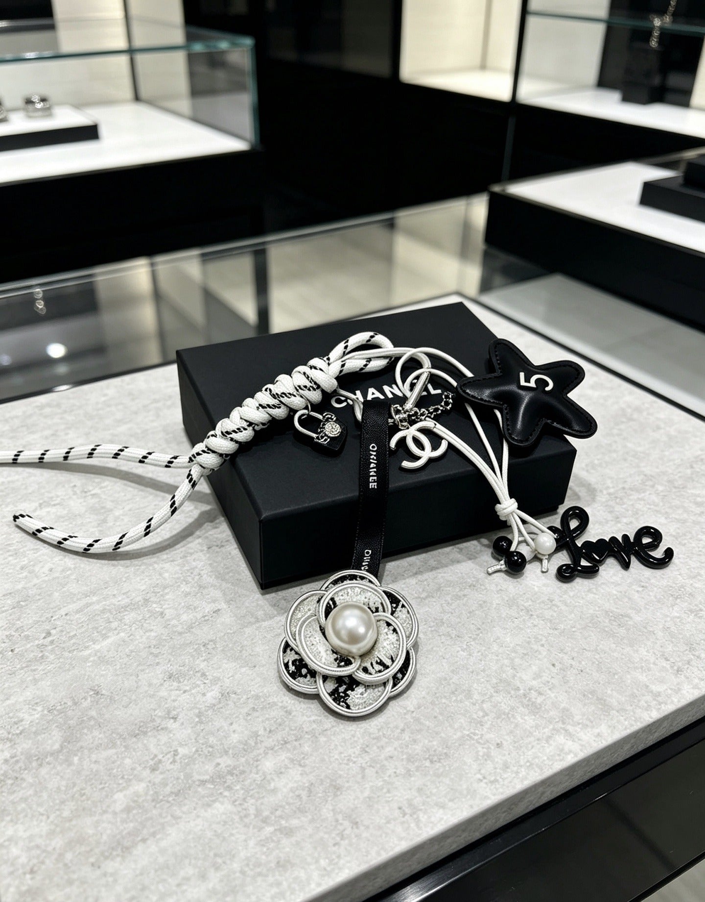 Chanel Vintage-Finish Keychain