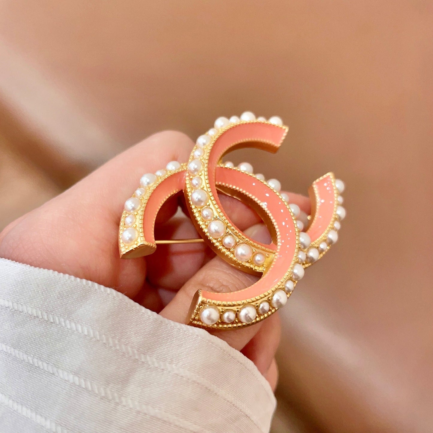 Chanel Pearl Brooch