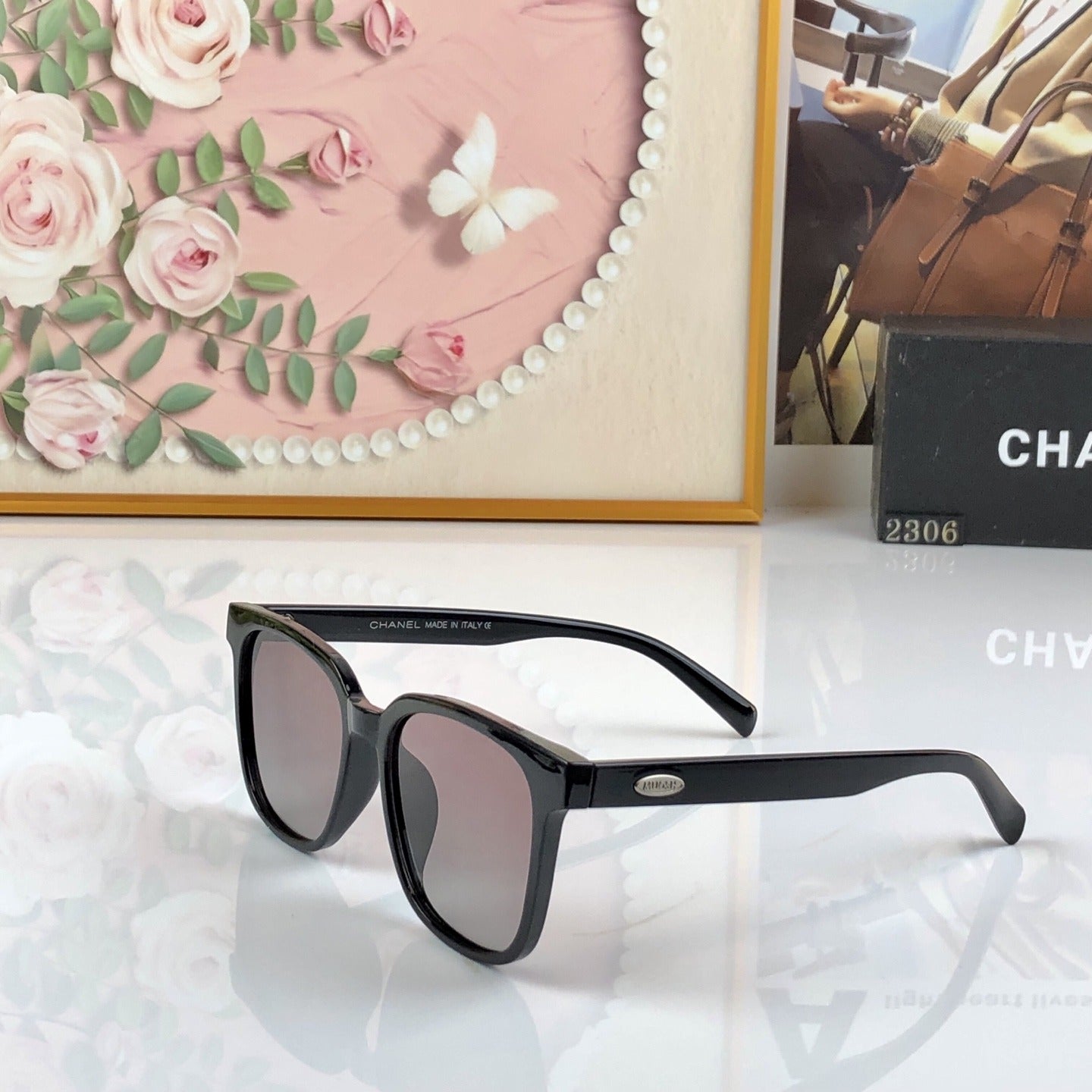 Chanel Vintage-Finish Sunglasses