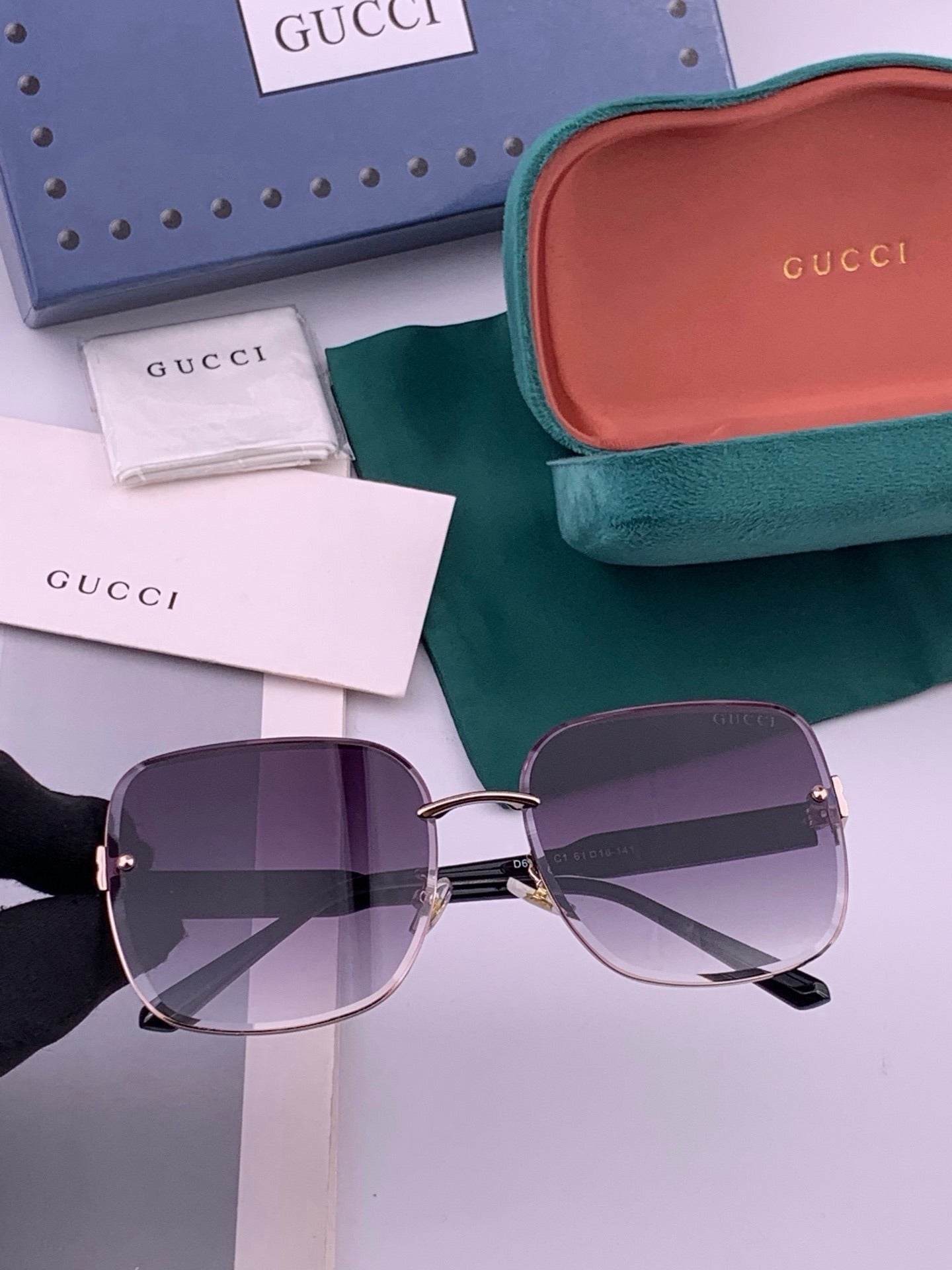 Gucci Nylon & Stainless Steel Sunglasses