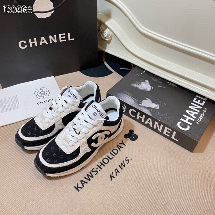 Chanel Leather Logo Shoes