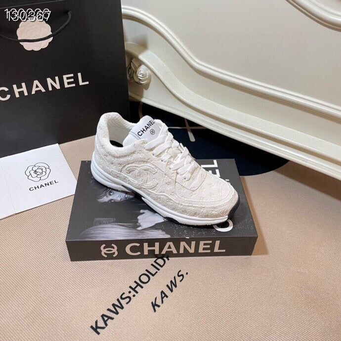 Chanel Leather Logo Shoes
