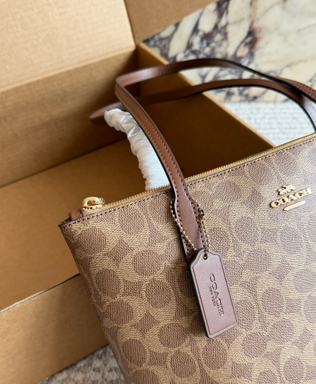 Coach Zip Tote Bag