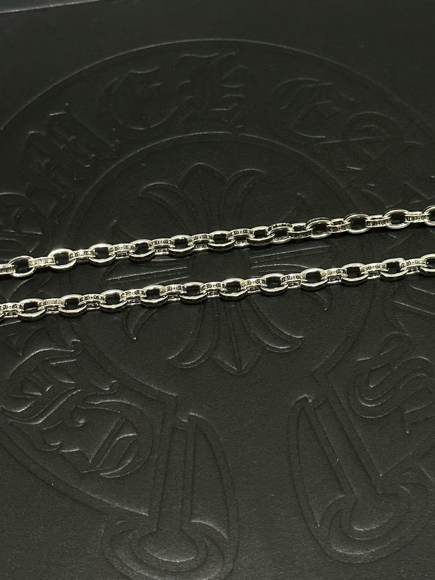 Chrome Hearts Sterling Silver Cross Necklace