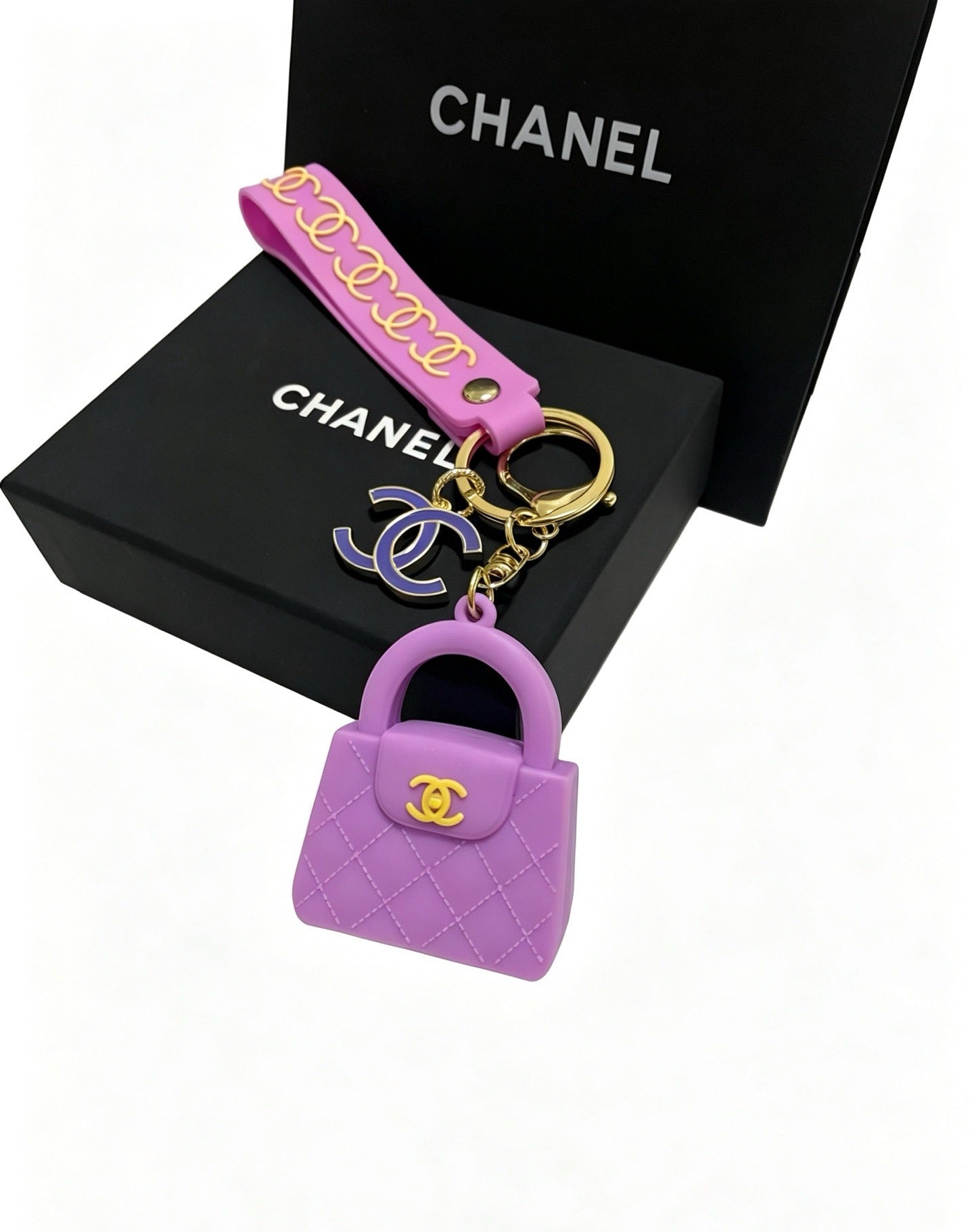 Chanel Vintage-Finish Keychain