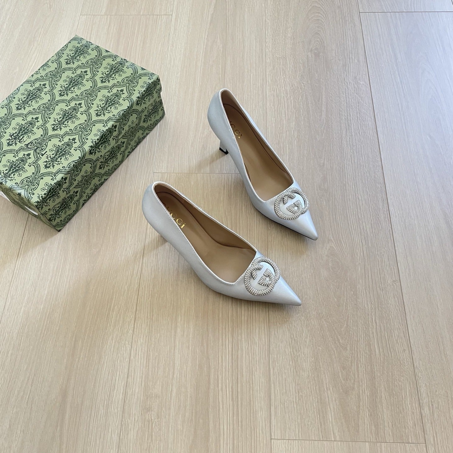 Gucci Crystal Heels