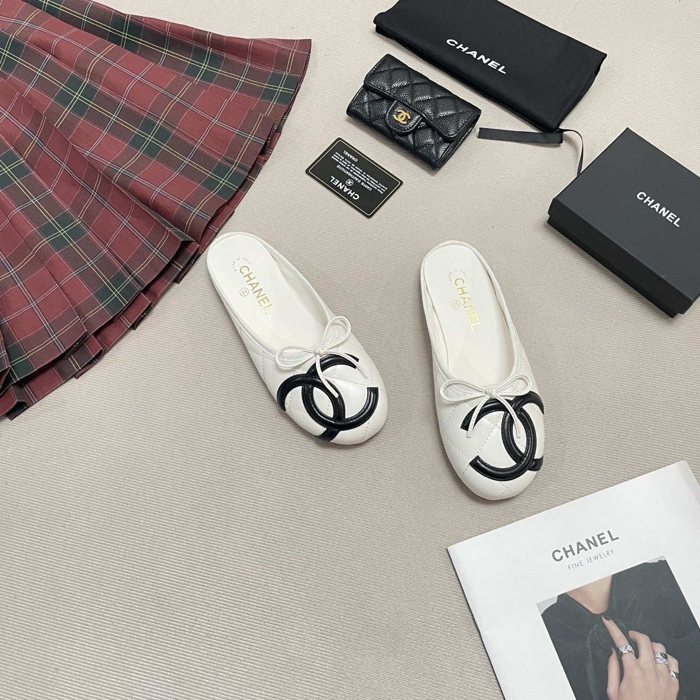 Chanel Leather Ballet Flats