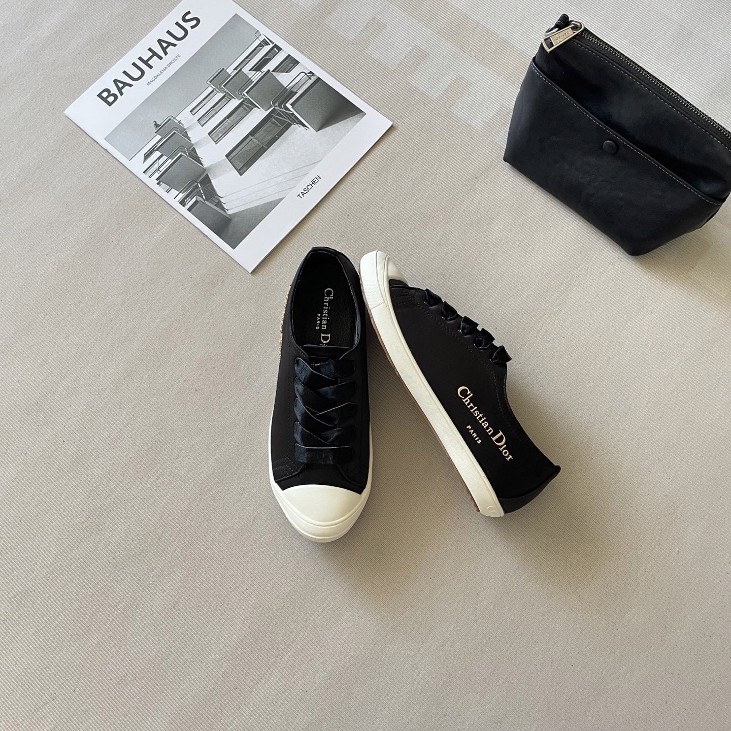 Dior Leather Logo Sneakers