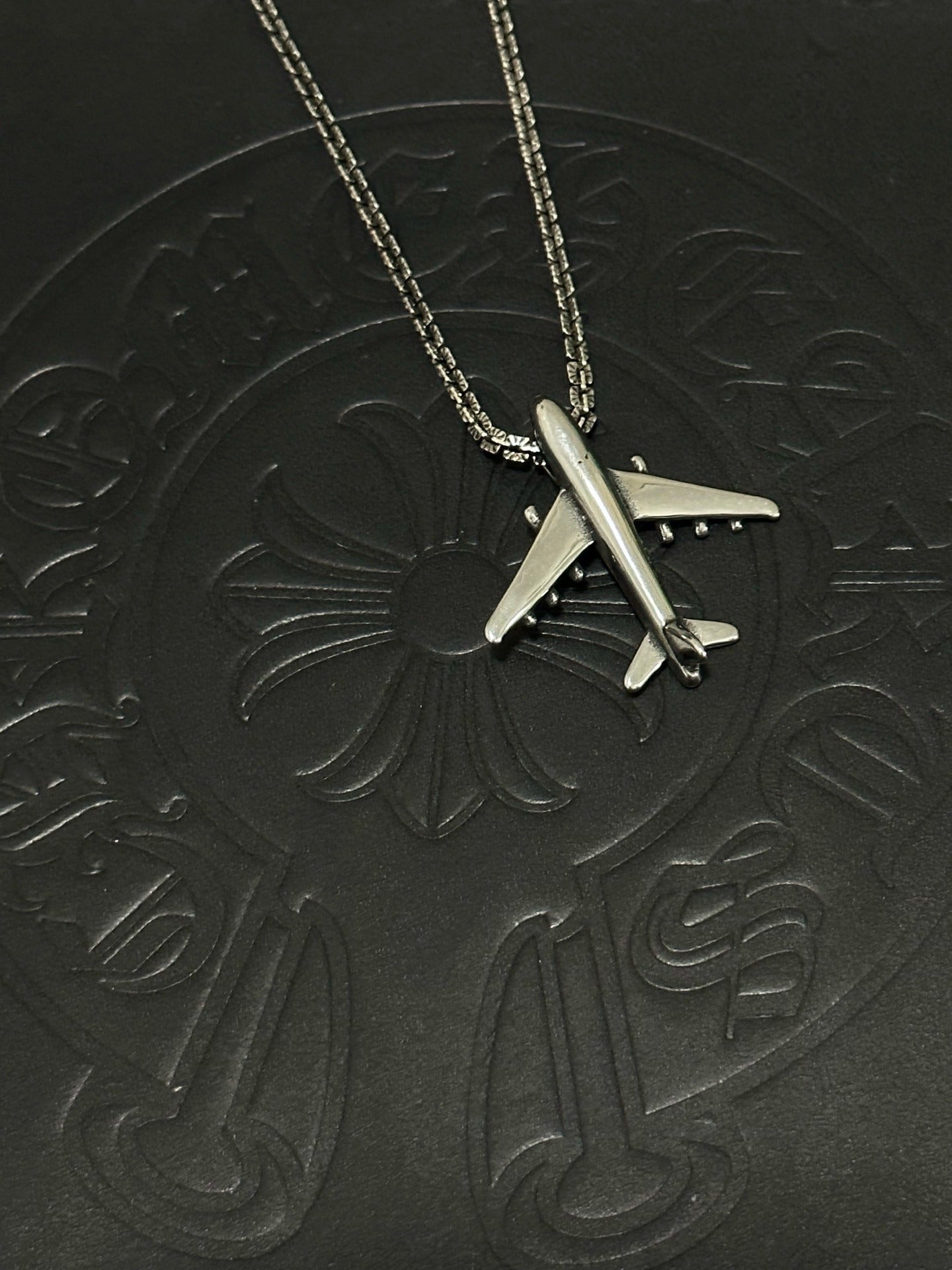 Chrome Hearts Sterling Silver Cross Necklace