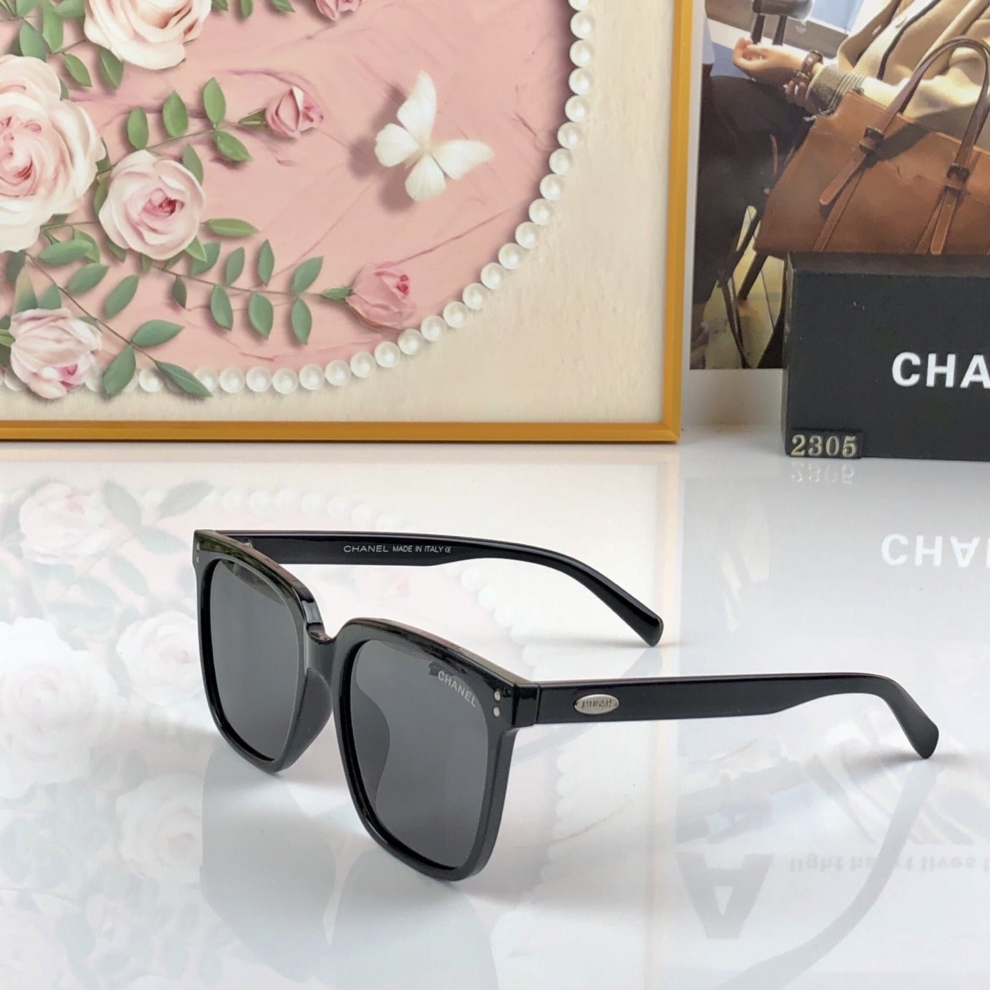 Chanel Vintage-Finish Sunglasses
