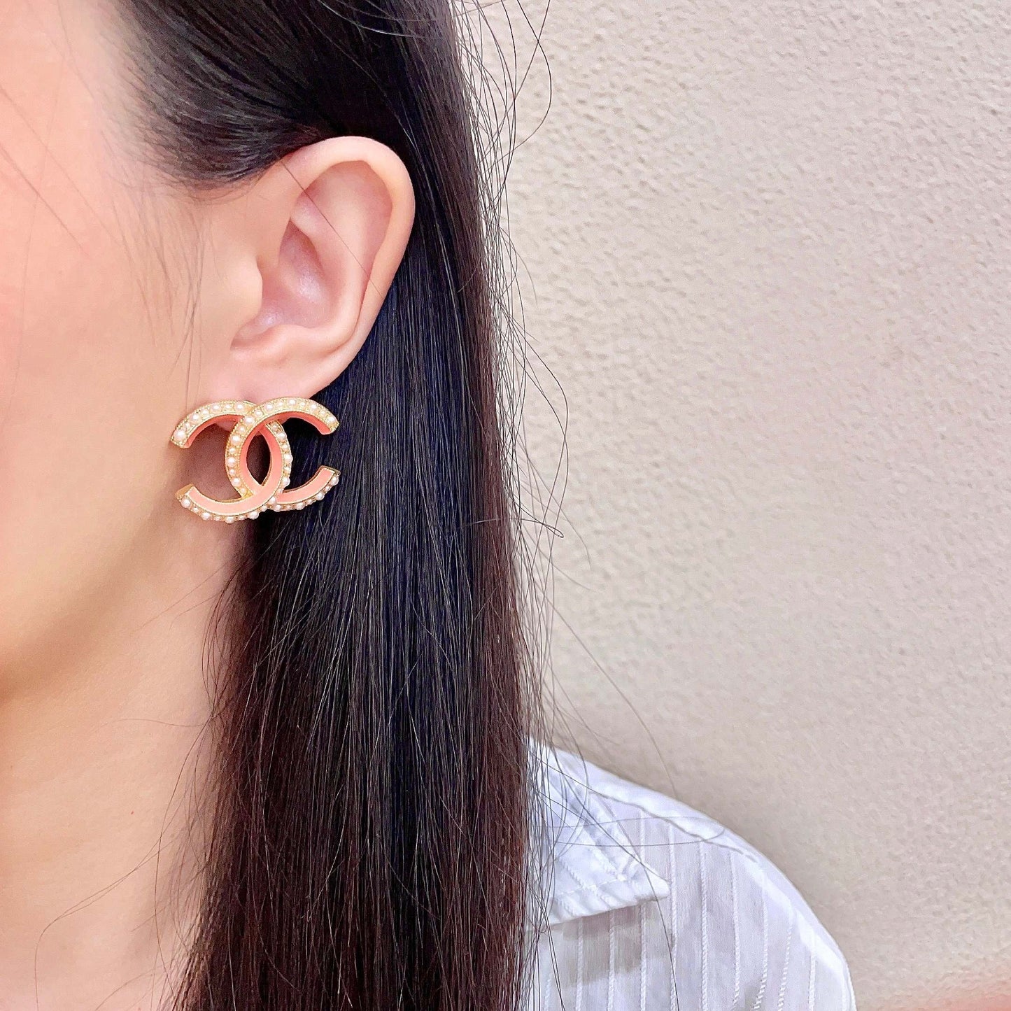 Chanel Pearl Earrings