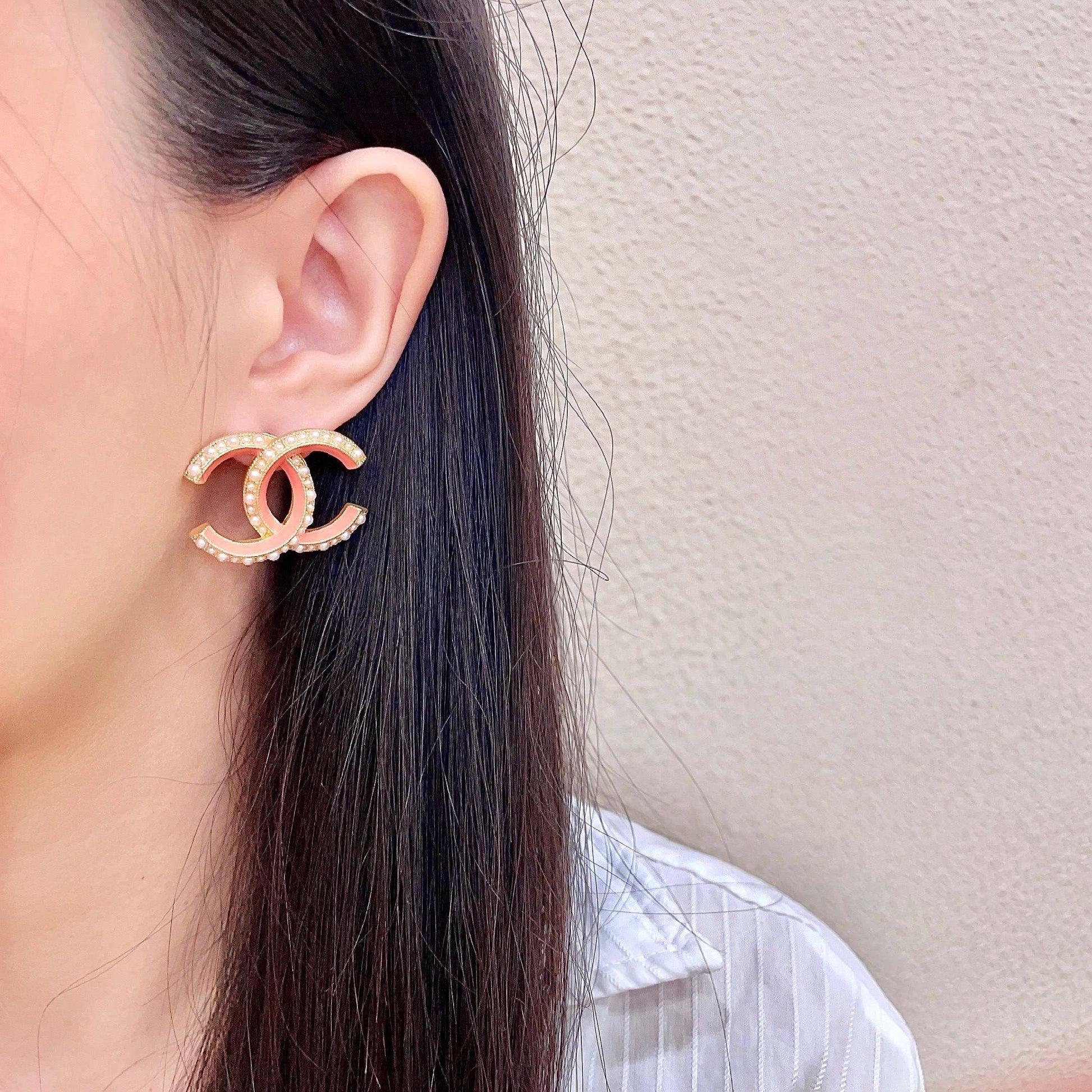 Chanel Pearl Earrings