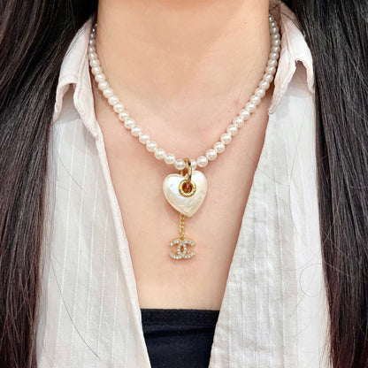 Chanel Logo Necklace