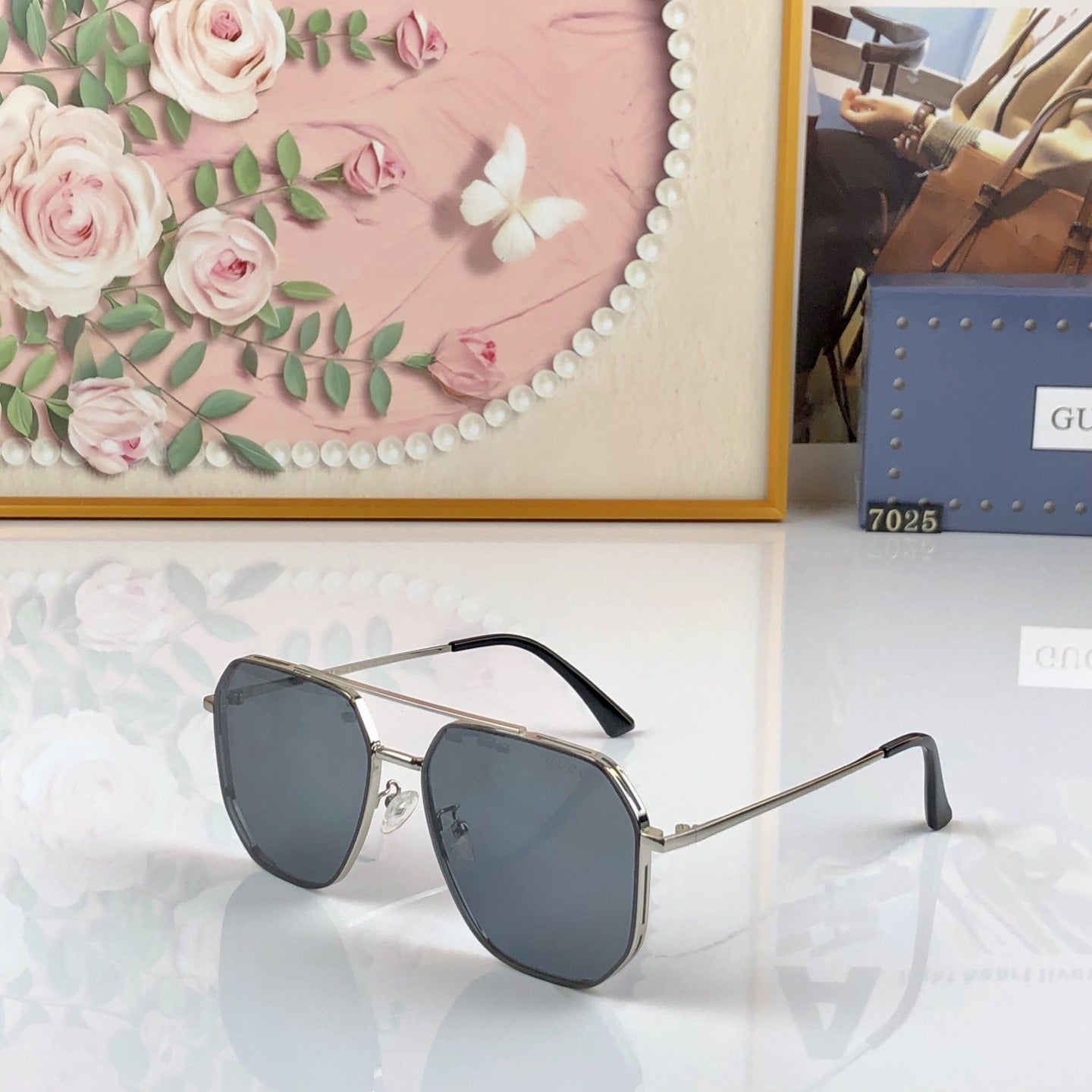Gucci Nylon Vintage-Finish Sunglasses