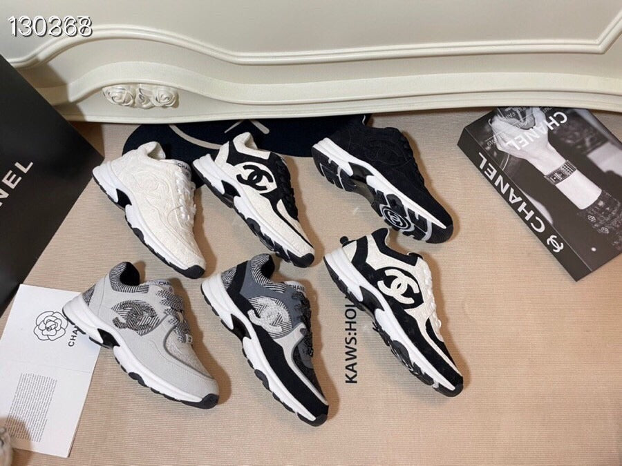 Chanel Leather Logo Shoes