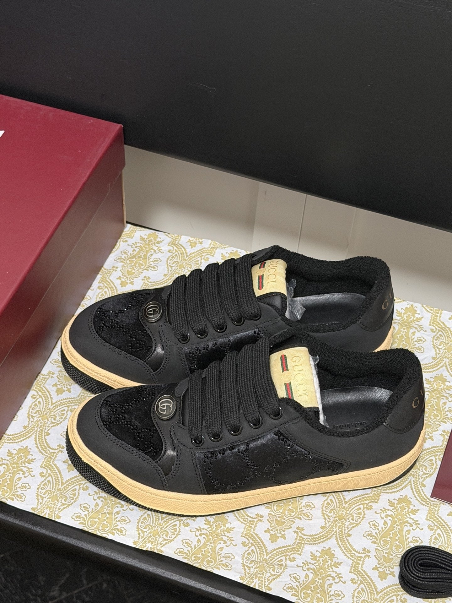 Gucci Crystal Sneakers