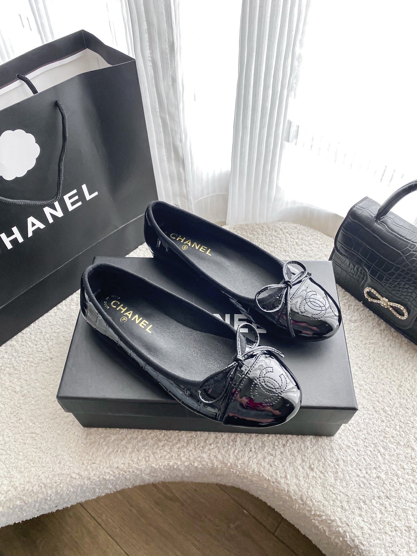 Chanel Bow Shoes