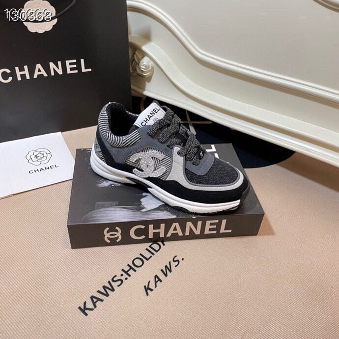 Chanel Leather Logo Shoes