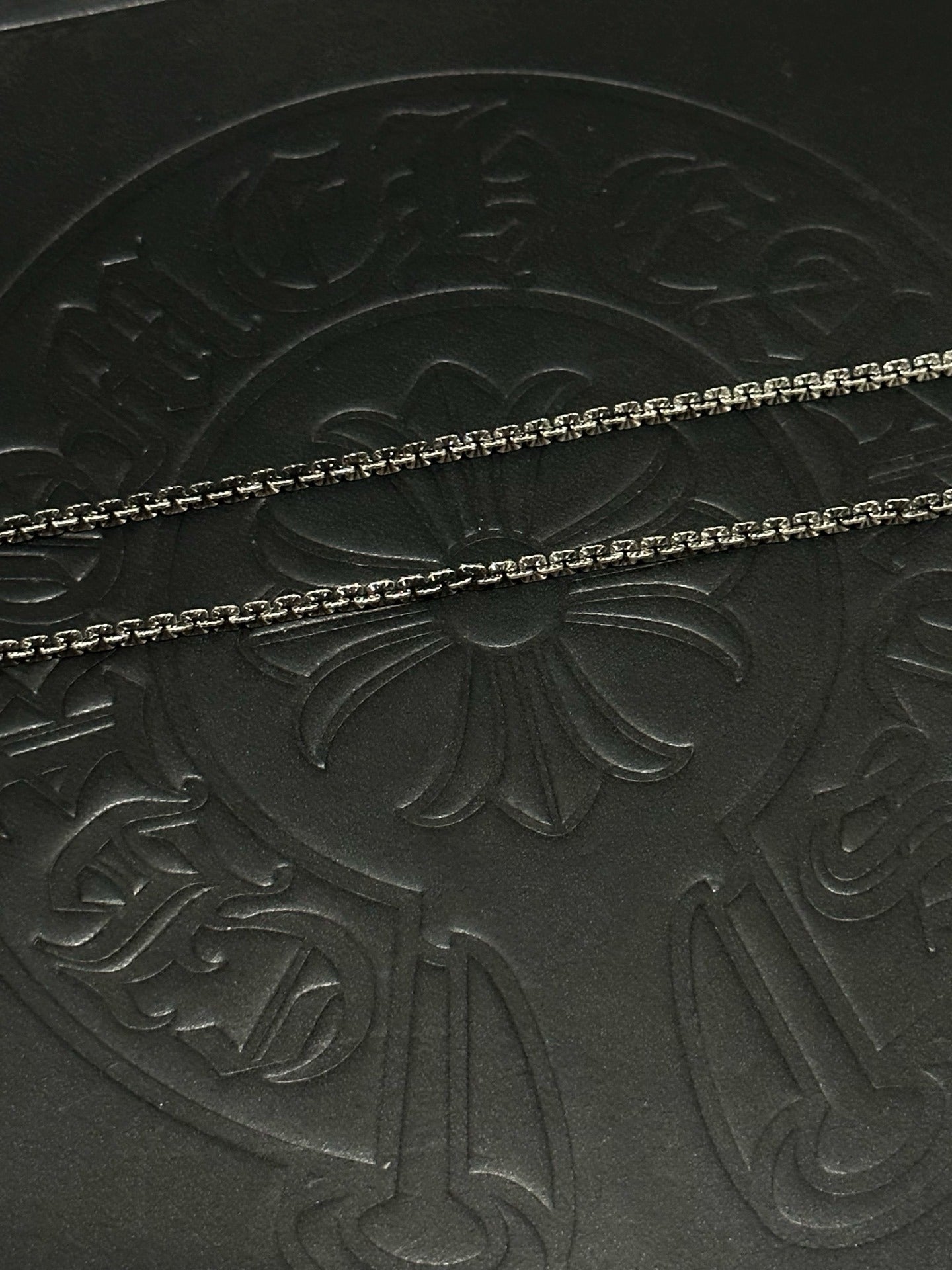 Chrome Hearts Sterling Silver Cross Necklace