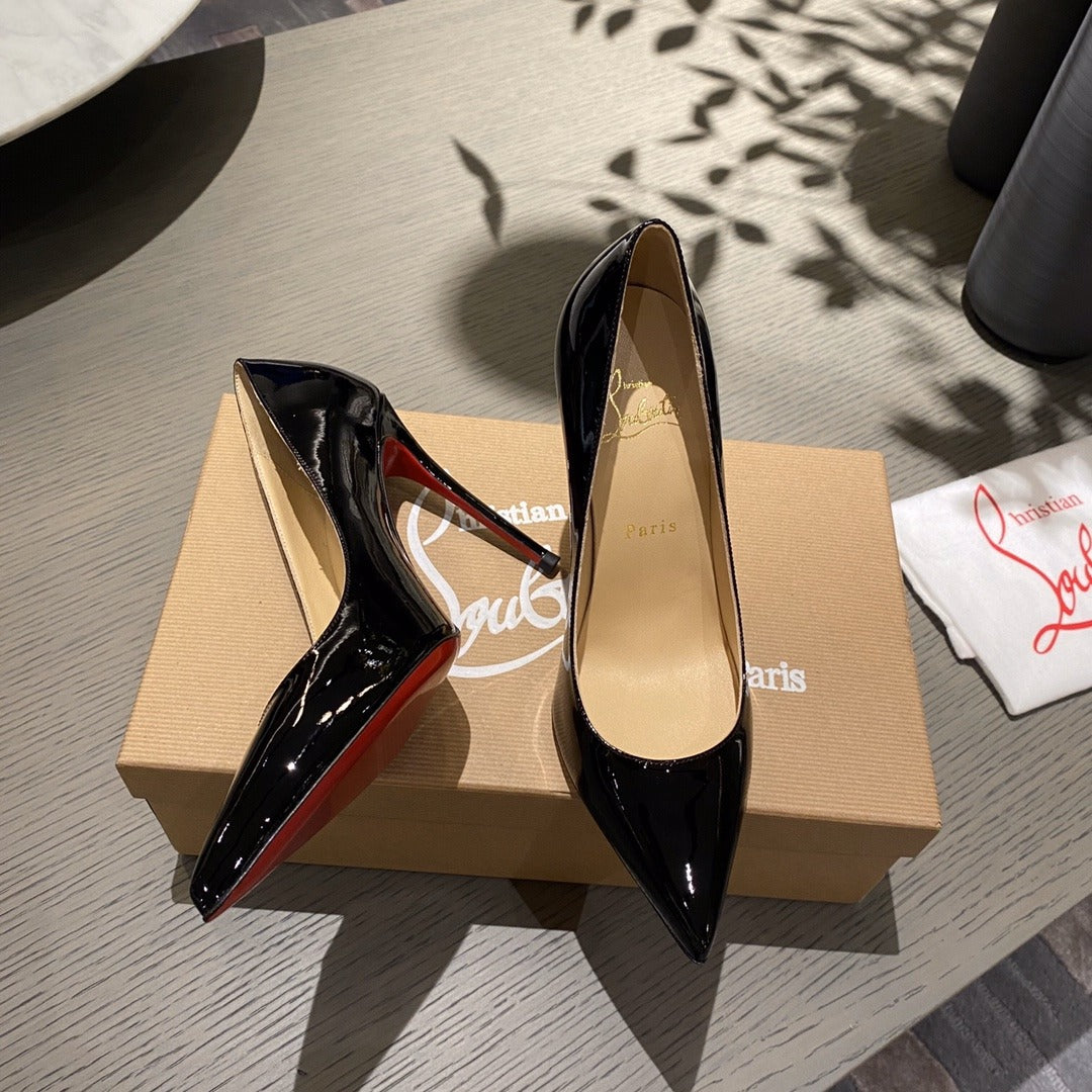 Christian Louboutin Lambskin Leather Heels