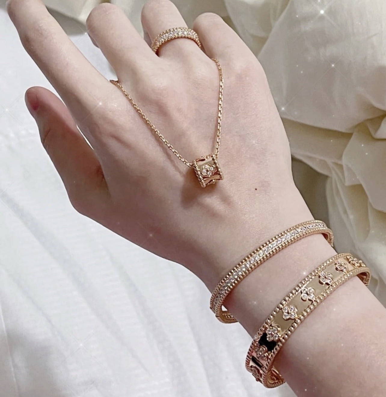 Van Cleef & Arpels Brass Bracelet