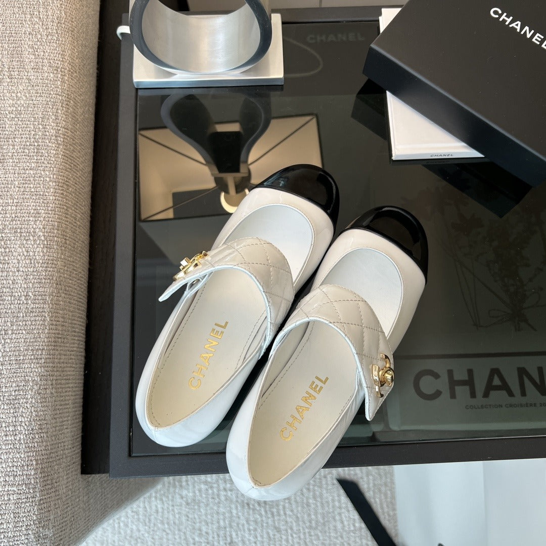 Chanel Lambskin Leather Shoes