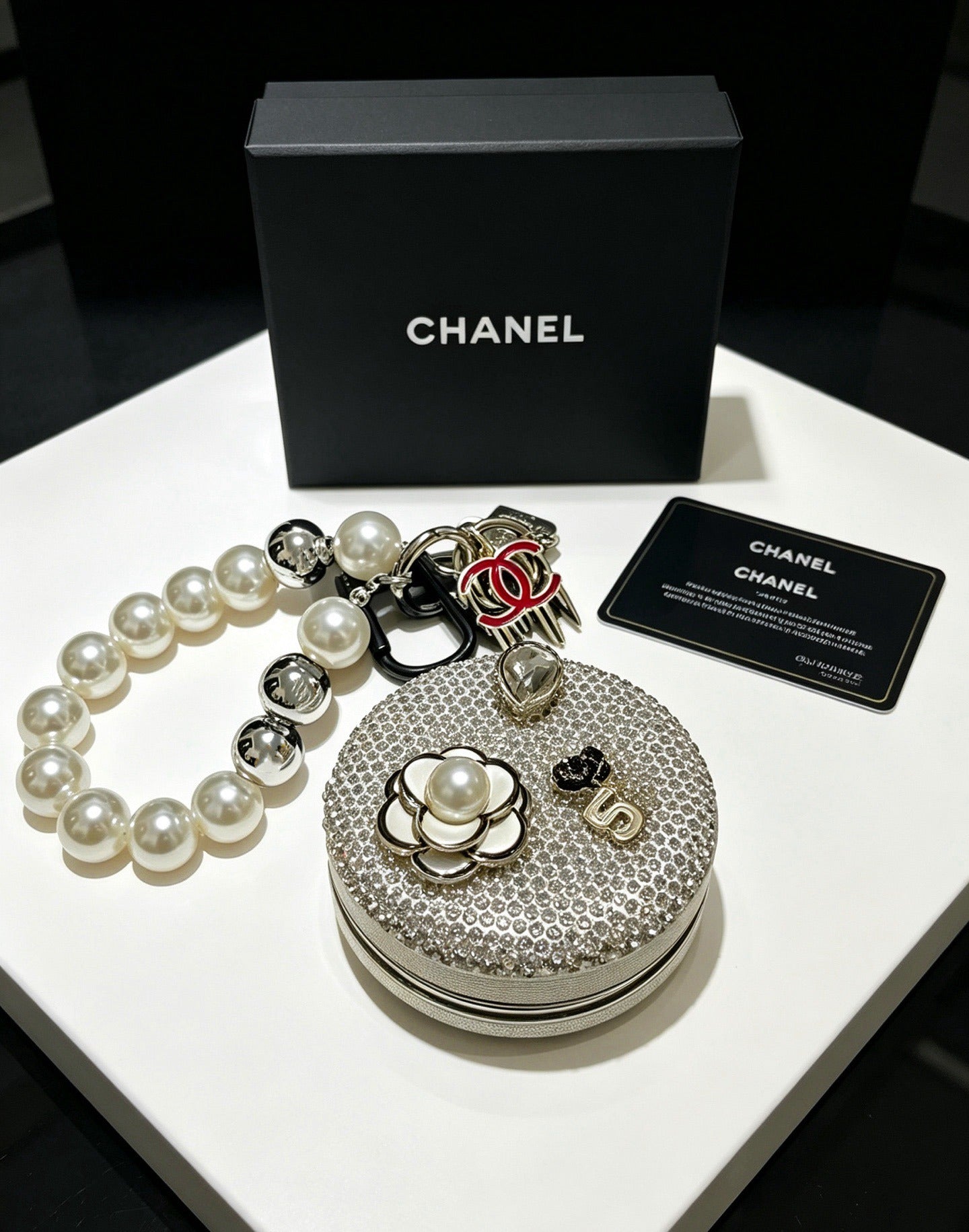 Chanel Vintage-Finish Keychain