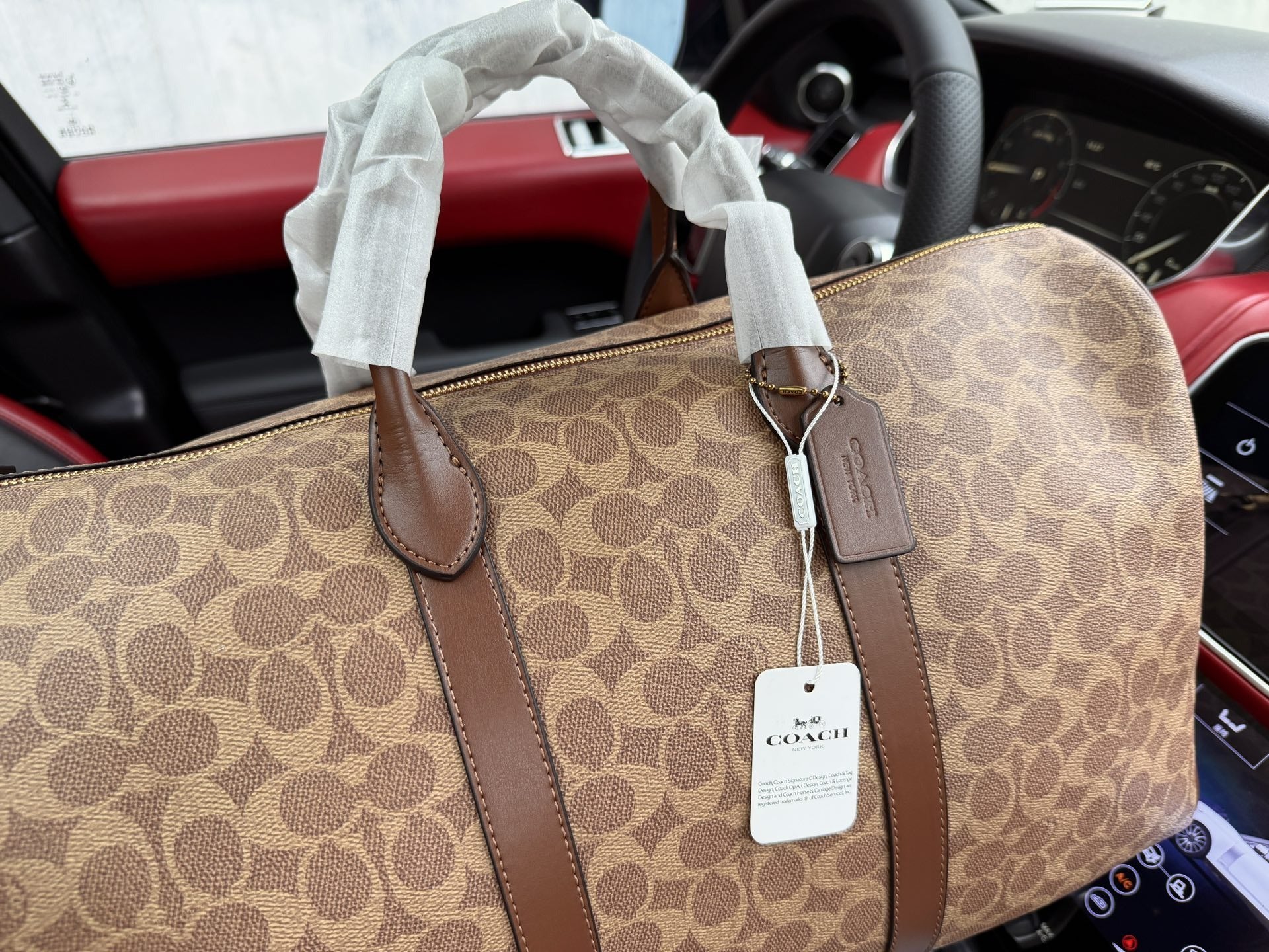 Coach Logo Travel Bag