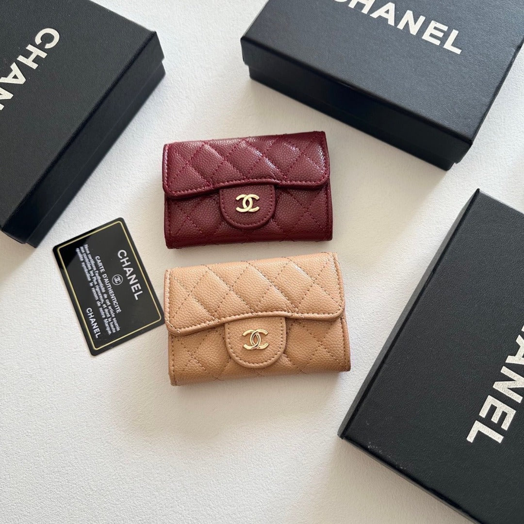 Chanel Lambskin Leather Card Holder