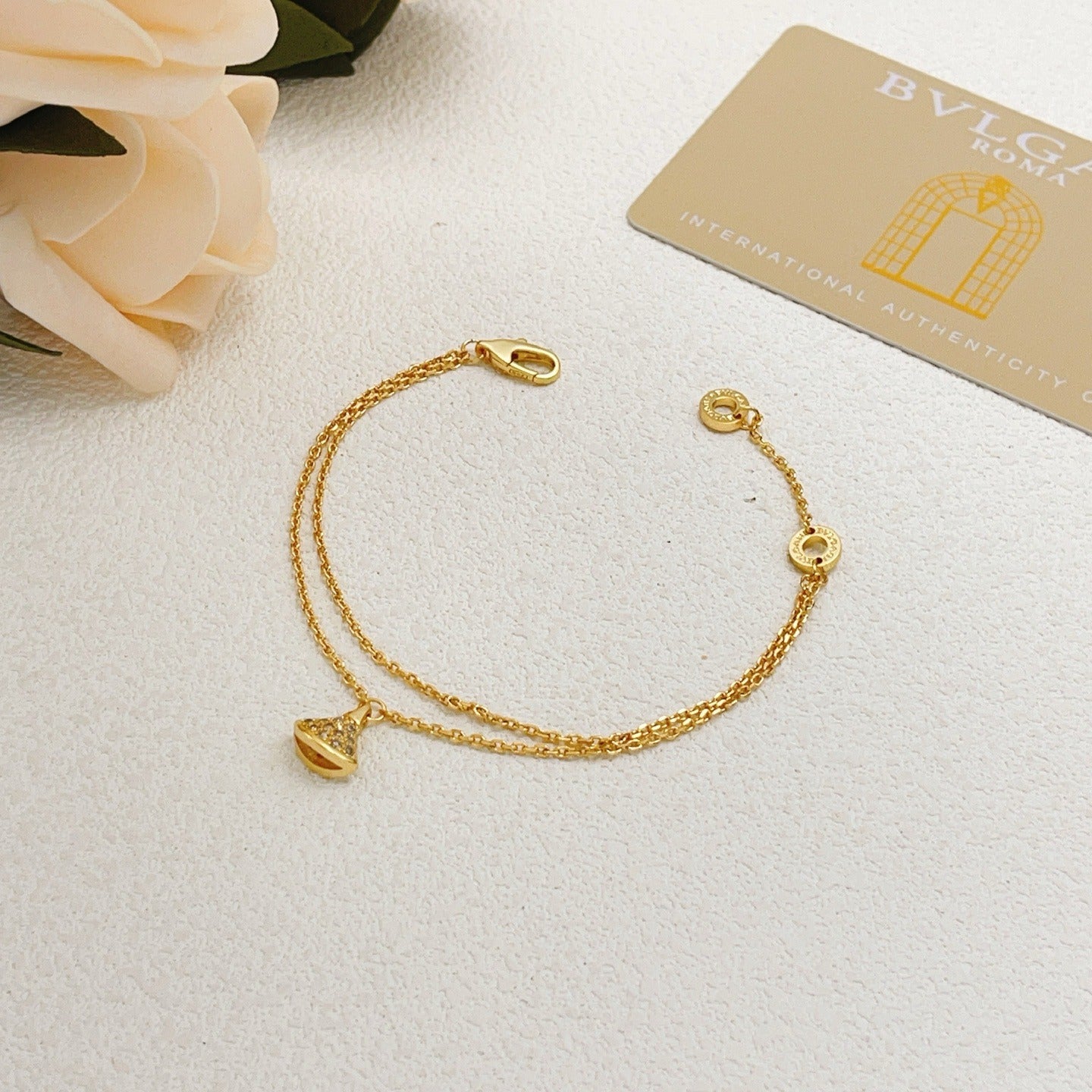 Bvlgari Gold Brass Bracelet