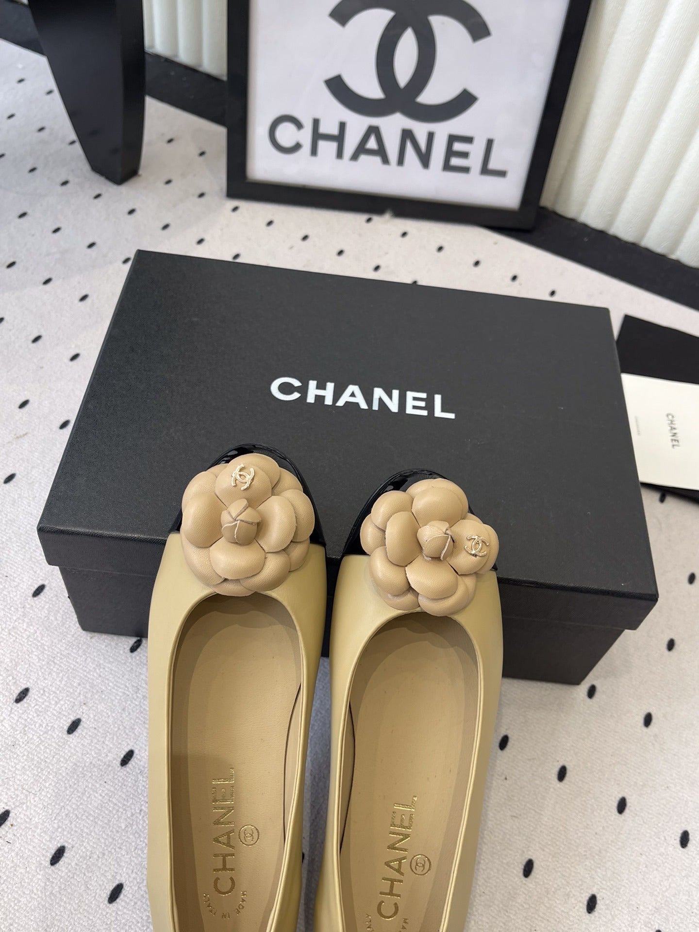 Chanel Lambskin Leather Shoes