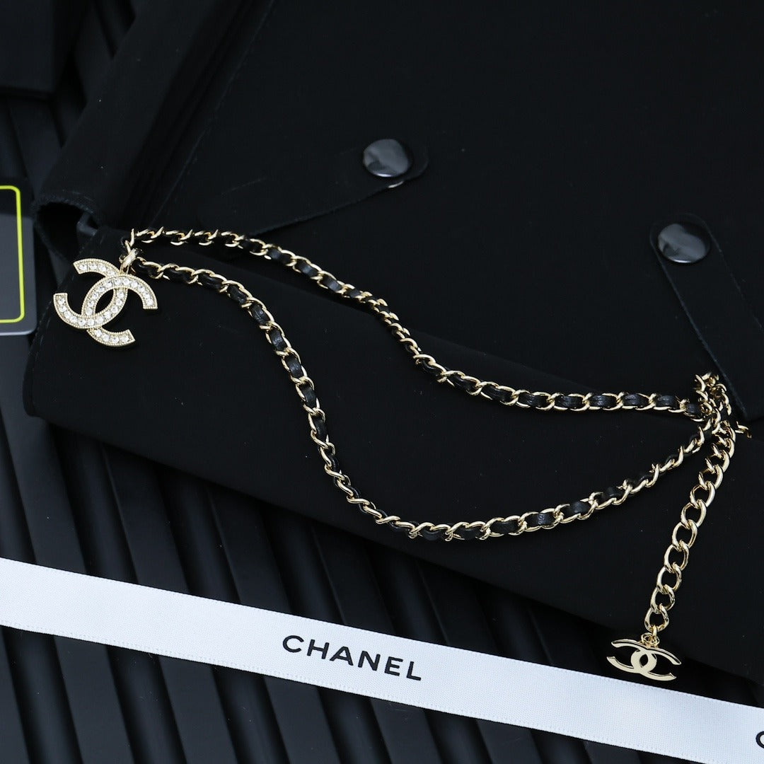Chanel Logo Necklace