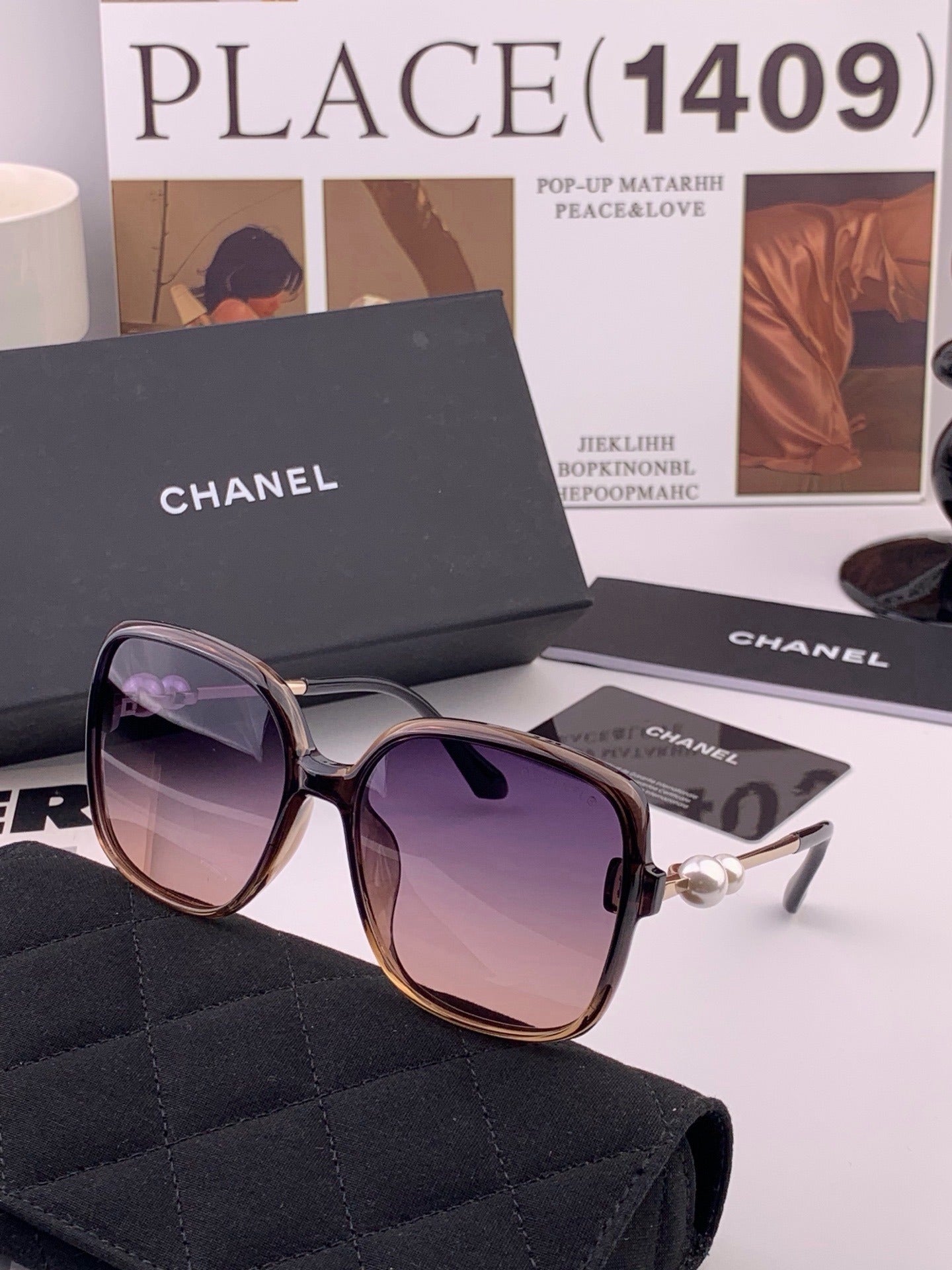 Chanel Pearl Sunglasses