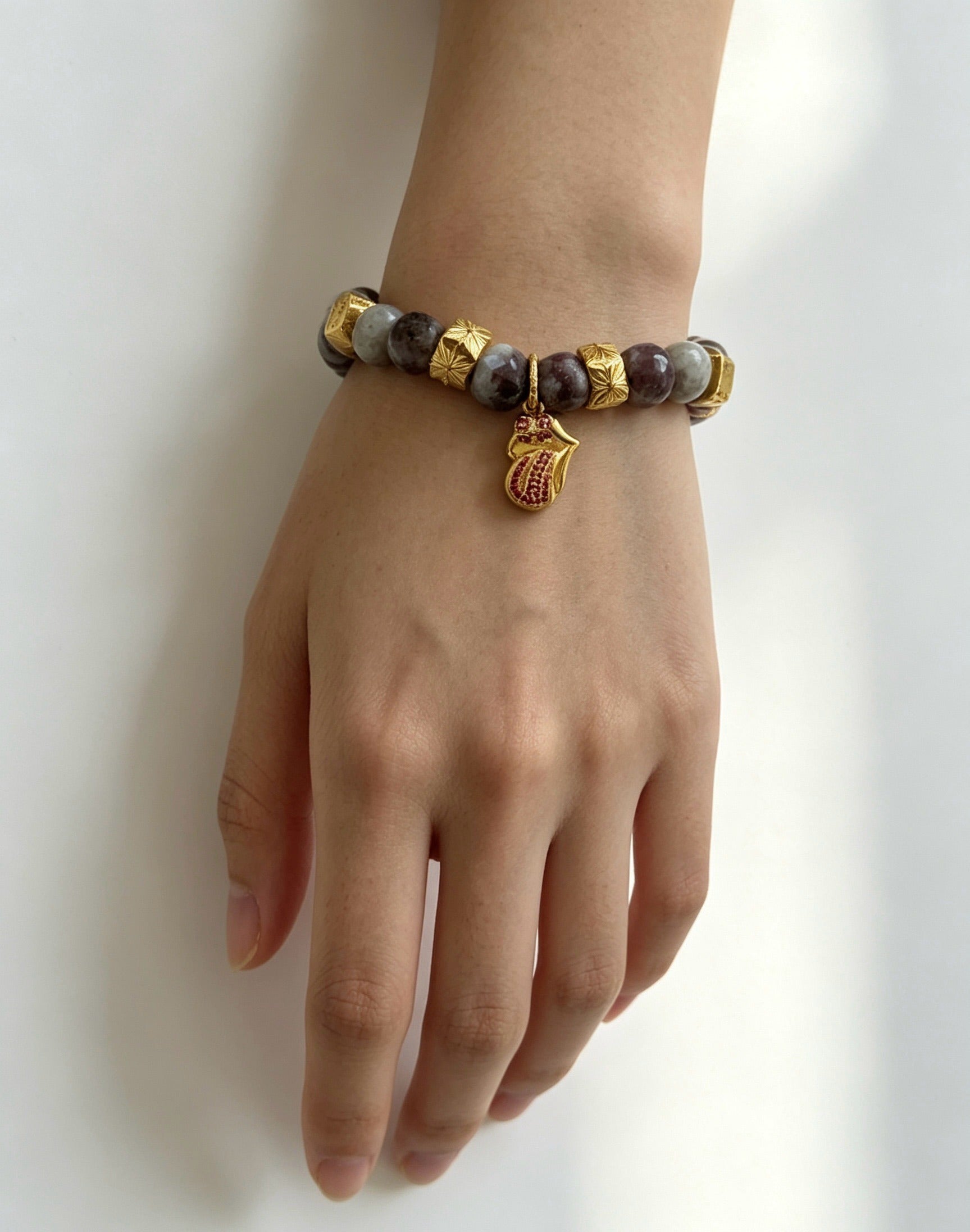 Chrome Hearts Sterling Silver Cross Bracelet