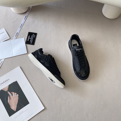 Chanel Leather Colorblock Shoes