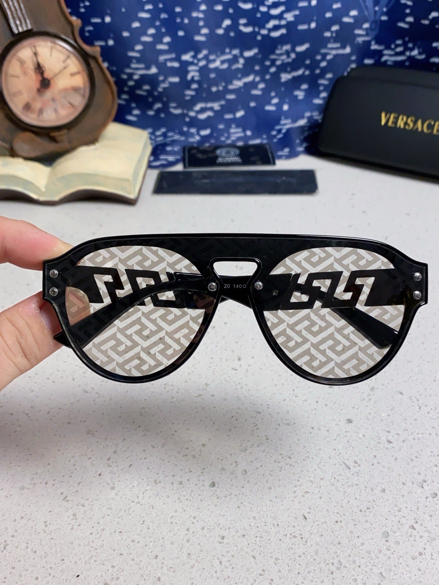 Versace Logo Sunglasses