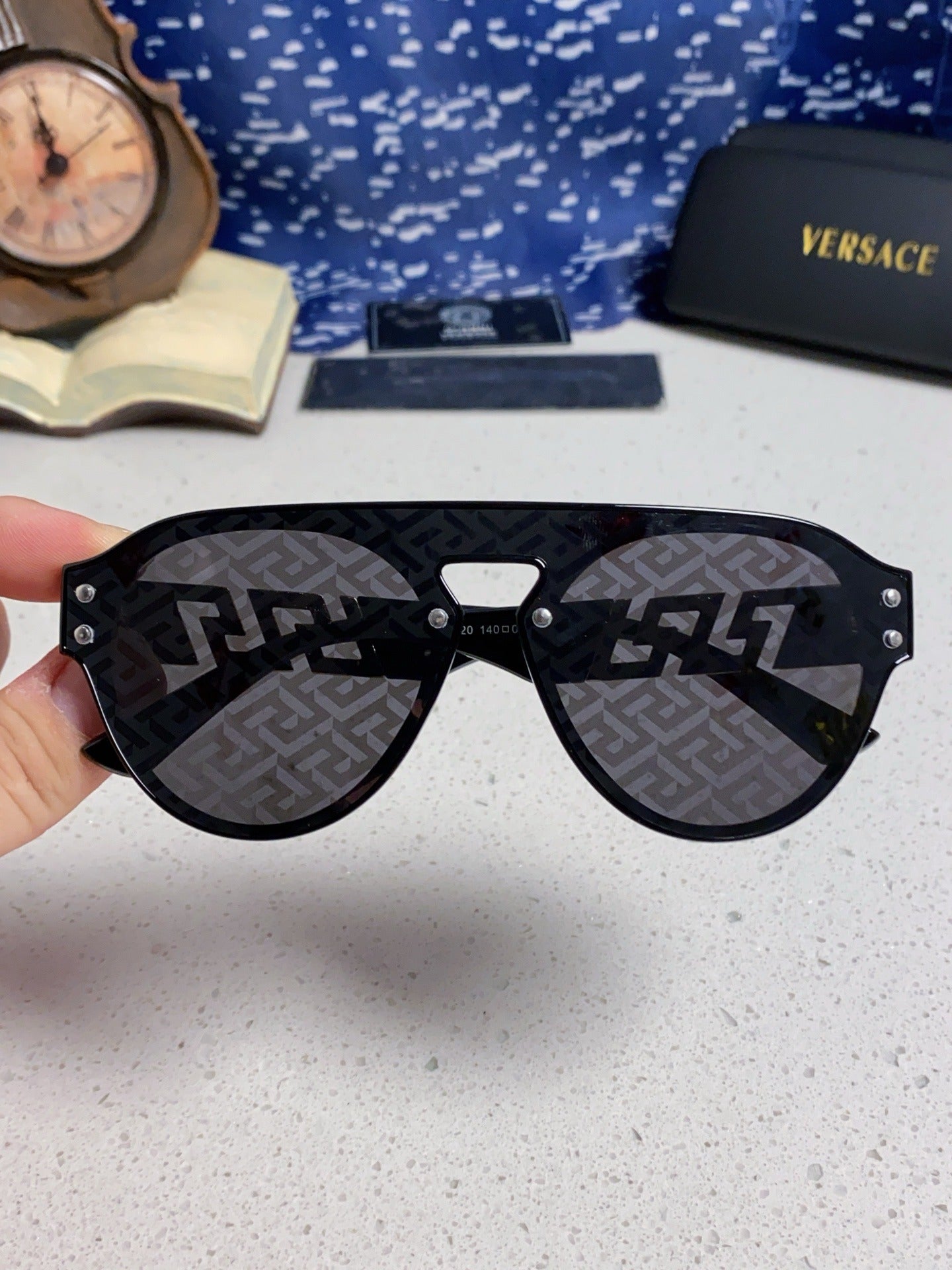 Versace Logo Sunglasses