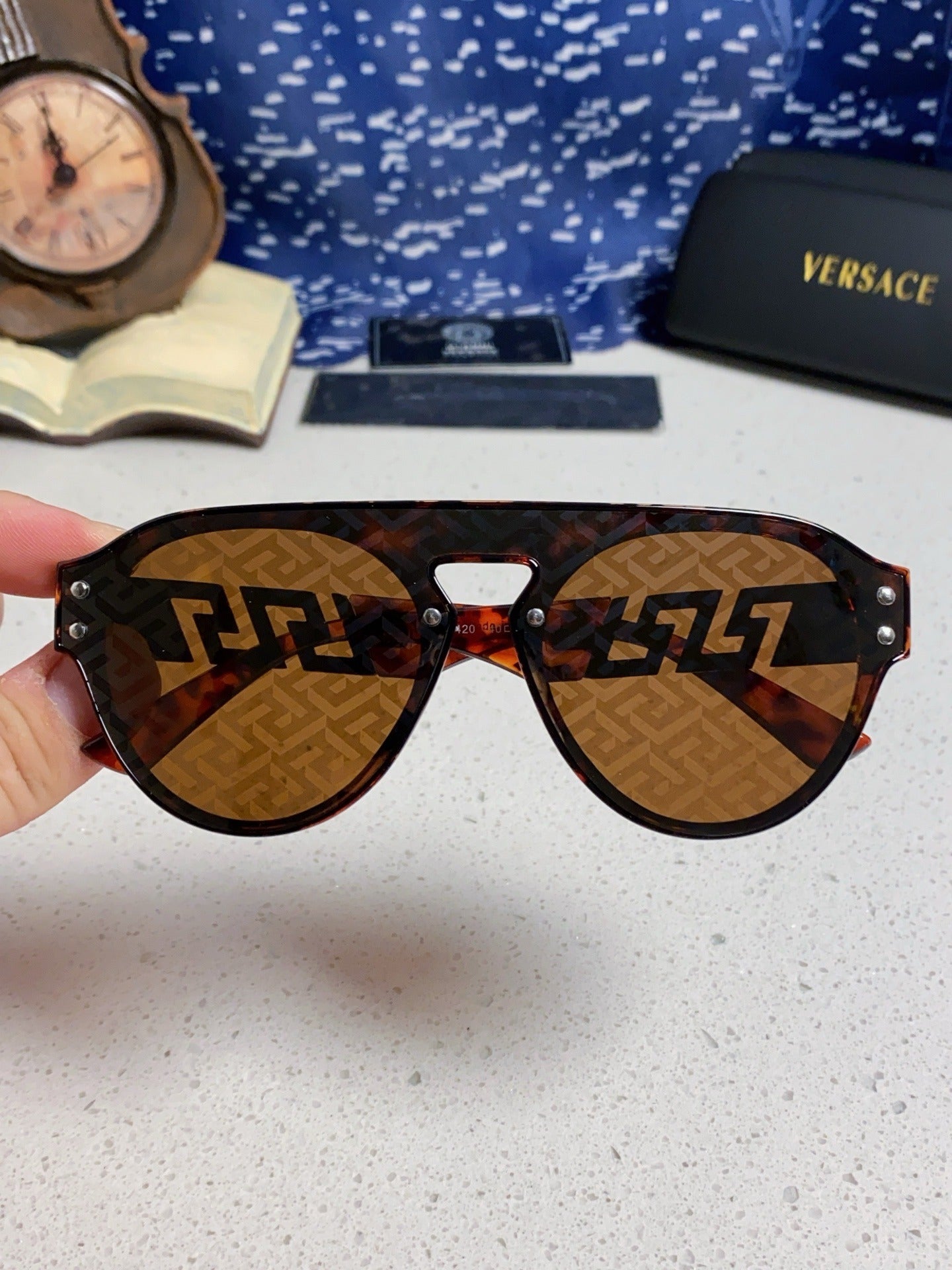 Versace Logo Sunglasses
