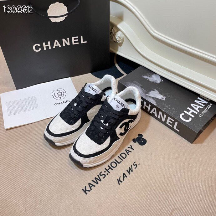 Chanel Leather Logo Shoes