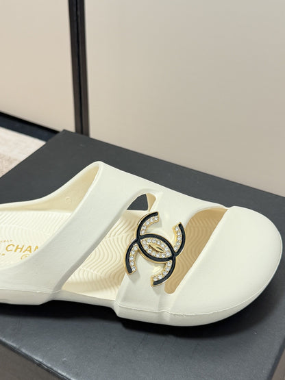 Chanel Vintage-Finish Sandals