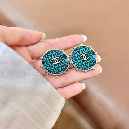 Chanel Logo Earrings